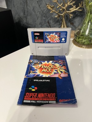 Space Ace SNES PAL Modul + Anleitung, getestet, seltene Sci-Fi-Rarität