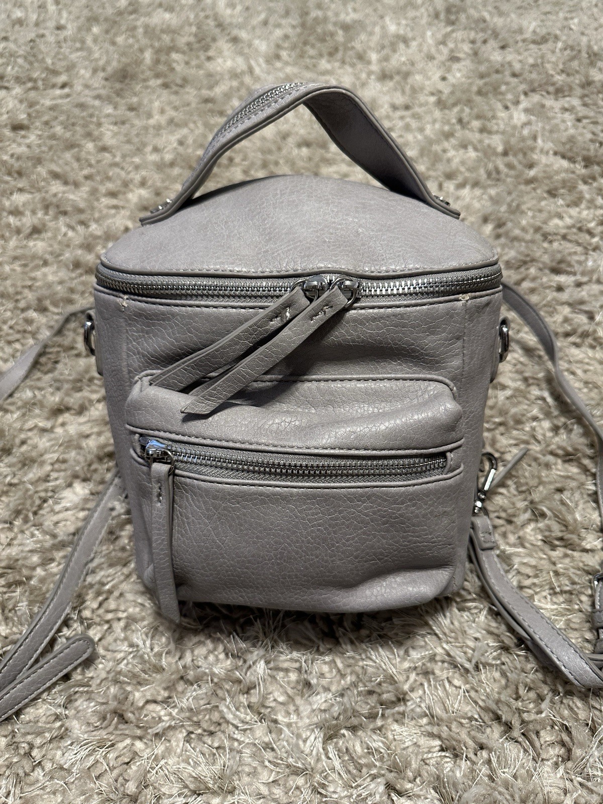 Urban Expressions Gray Mini Backpack / Convertibl… - image 1