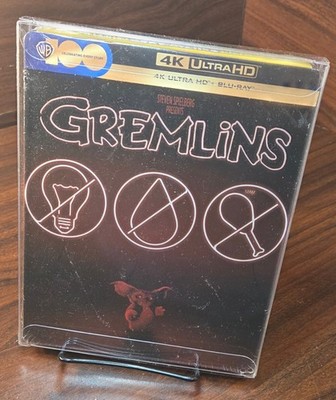 Gremlins Steelbook (4K EU Import, Region Free) NEW-w/PROTECTIVE SLEEVE-Free S&H