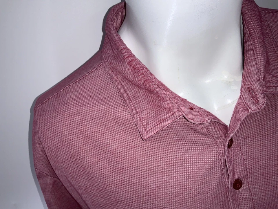 Camisa polo de golf Travis Mathew para hombre 2XL roja Missouri Athletic Club YGI U5-69 Foto 4 de 4