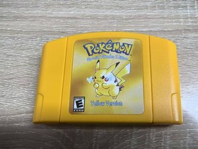Pok&eacute;mon Yellow Version N64 Video Games for Nintendo 64 Console US Version