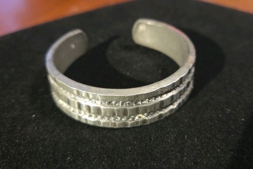 VTG PEWTER WEGE TENN SWEDEN BRACELET MCM VIKING STYLE