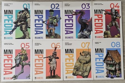 Scale75 MiniPedia For Gamers Complete 8 Vol Miniature Painting Guide Books