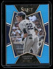 2022 Panini Select #159 Christian Yelich Light Blue #/149