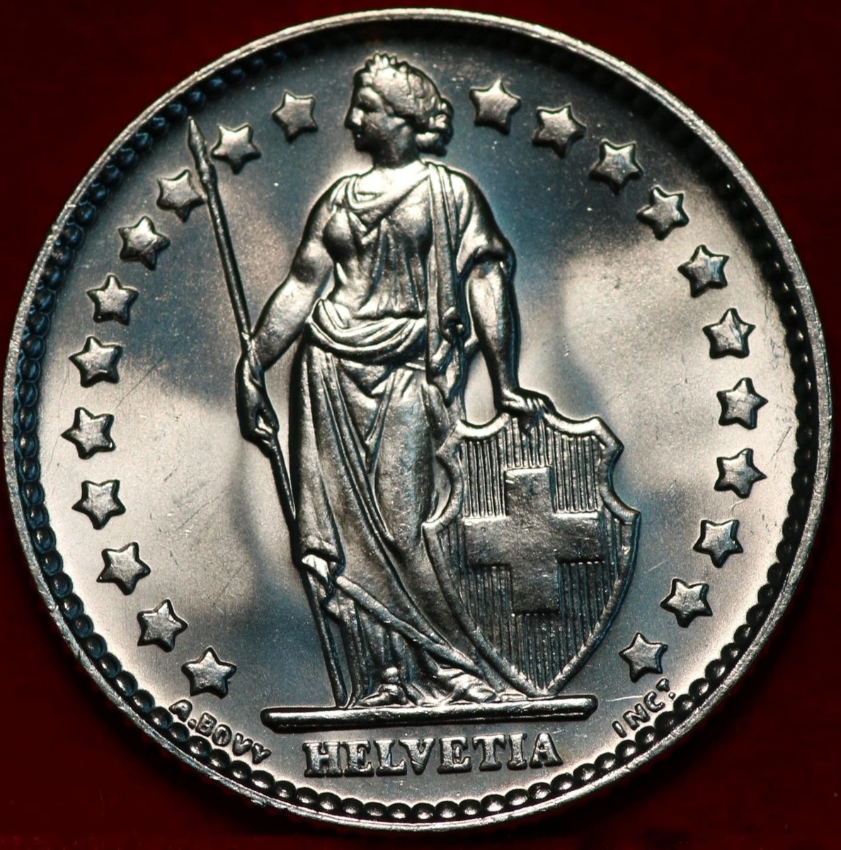 Uncirculated 1963 Switzerland 1 Franc Silver Foreign Coin | eBay