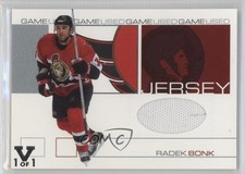 2001-02 ITG Be A Player Signature Series Vault Ruby 1/1 Radek Bonk #GJ-44 0c3
