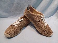 Sole Society Cow Hair Leather Loafers Womens 8M Samree 2 Cheeta Print Shoes