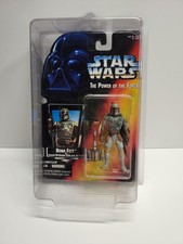 Star Wars POTF Boba Fett Red Card Hasbro 1995 With Protective Case FREE SHIPPING