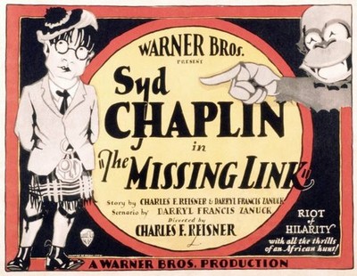 Old Movie Photo The Missing Link Poster Syd Chaplin 1927