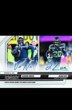 2025 Panini Instant NFL Super Bowl Uchenna Nwosu JulianLove DUAL AUTO Silver SP