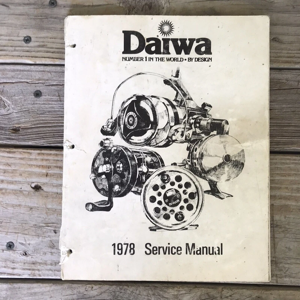 Carretes de pesca Daiwa 1978 manual de servicio + varios Foto 2 de 4