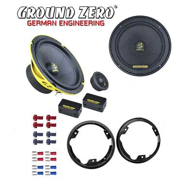 Ground Zero Auto SPL Lautsprecher System 16,5cm für Ford S-Max (WA6) Türen vorne