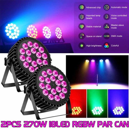 270W 18LED PAR Light Stage Light RGBW DMX512 Beam Disco KTV Club Party Linghting - Picture 29 of 31