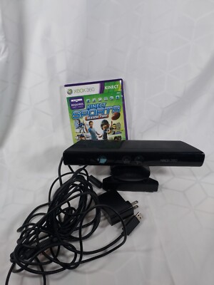 OEM Microsoft Xbox 360 Kinect Camera Sensor Bar W/ Power Cord + Sports Game