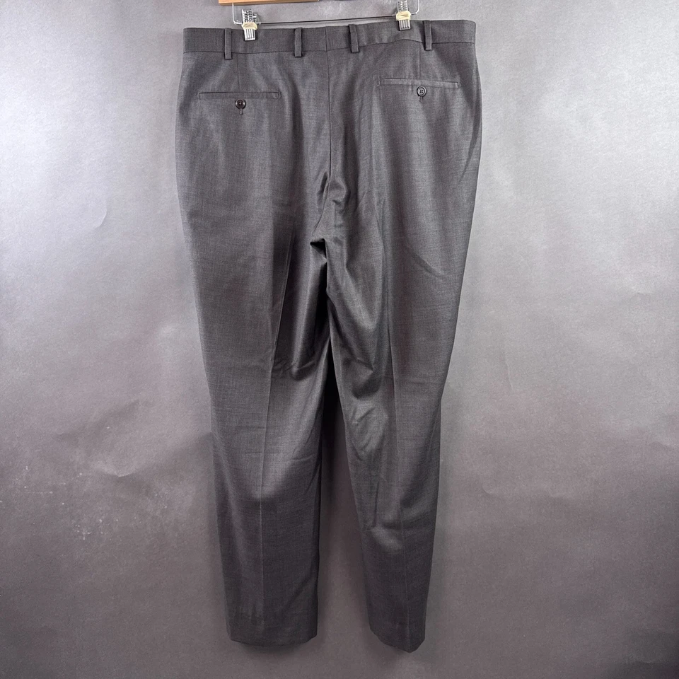 Pantalones Peter Millar Para Hombre 38x32 Marrón Loro Piana Cuatro Temporadas Super 130 Lana Oficina Foto 3 de 4