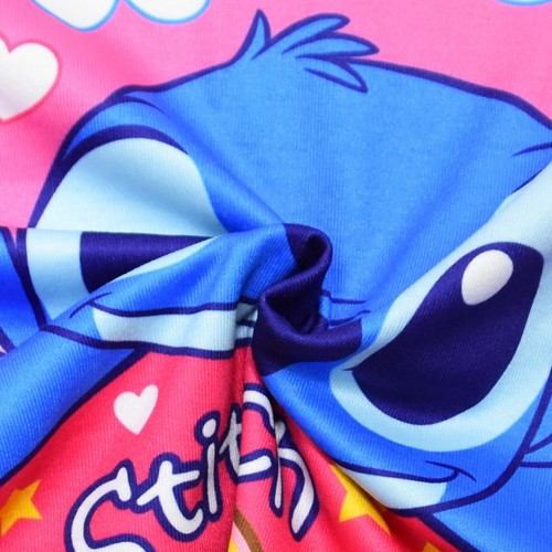 4-10 year old Lilo and Stitch Girls Cartoon Round Neck Long Sleeve Pajama Set - Picture 14 of 79