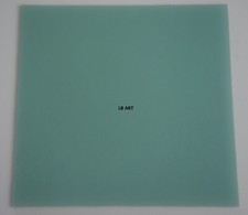 0161.30 - OPALESCENT ROBIN'S EGG BLUE 5" x 5" BULLSEYE 3mm THICK GLASS 90 COE