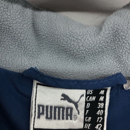 Giacca leggera Puma manica lunga blu full zip taglia M uomo abbigliamento sportivo - Foto 4 di 12