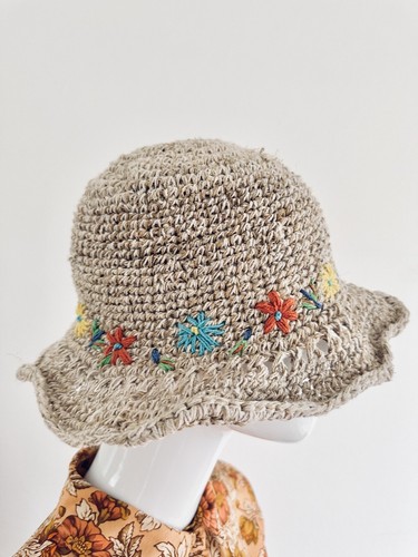 Hat Hemp Handmade Natural Nepal Summer Cap Unisex Sun Hippie Beach Outdoor Eco - Picture 18 of 20