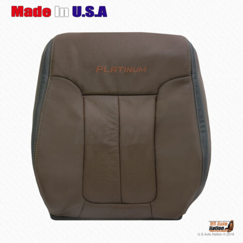 2009 to 2012 Ford F150 Platinum Driver Passenger Perforated Leather Cover Brown - Bild 8 von 16