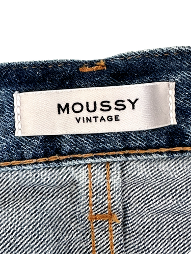 Moussy Vintage kurze Jeanshose blau Größe M - Bild 2 von 5