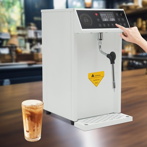 8L Gewerblicher Milchaufschäumer Dampfgarer Vollautomatisch Kochend Wasser Aufschäummaschine - Bild 34 von 43