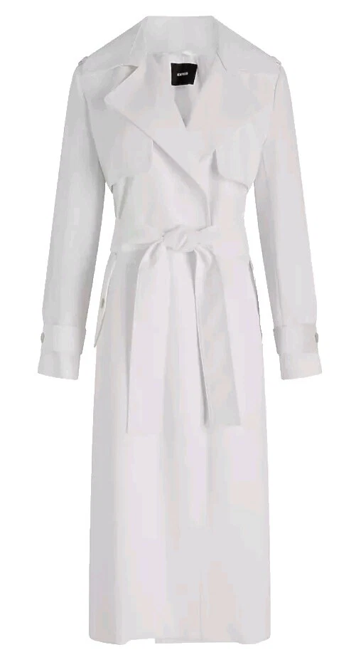 Express sólido Trench abrigos, chaquetas y chalecos para Mujeres