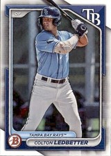 2024 BOWMAN PROSPECT TAMPA BAY RAYS - COLTON LEDBETTER #BP-124