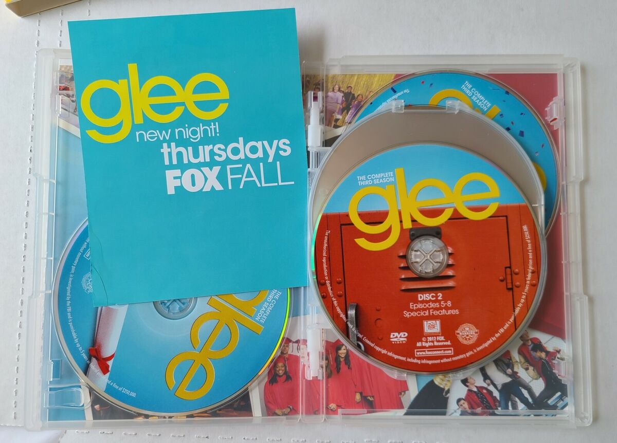 Glee: The Complete First, Second & Third Seasons. Lot of 3- 6 Disc DVD Set. USED 24543803683 | eBay Glee: The Complete First, Second & Third Seasons. Lot of 3- 6 Disc DVD Set. USED 24543803683 | eBay