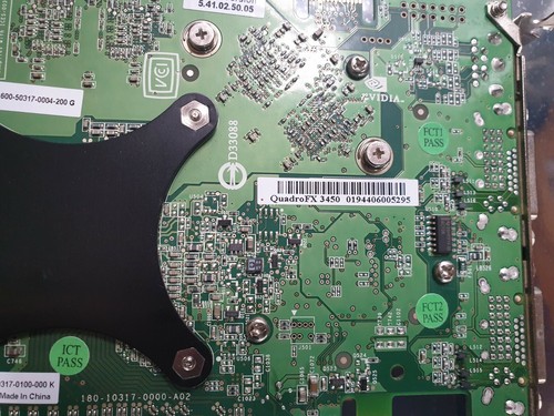 NVIDIA QUADRO FX 3450 0194406005295 GRAPHICS CARD (R5S1.5B3) - Picture 3 of 3