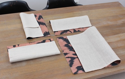 Ikat Kissenbezug Usbekisch 4-teiliges SET 15,75""x15,75"" Brandneu schneller Versand 09176 - Bild 12 von 13