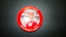 1984 FUN FOODS PIN Buttons #99 TONY PEREZ Cincinnati Reds 1ST BASE