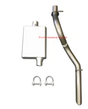 1997 - 2000 Jeep Wrangler TJ Performance Exhaust w/ Cherry Bomb Vortex Muffler