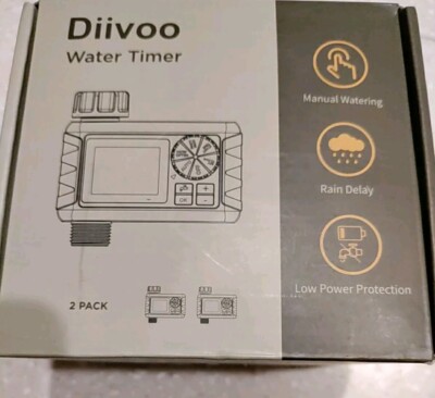 New in Box Diivoo Bluetooth Smart Automatic Water Timer WT-03 Waterproof