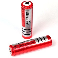 4 Stück SDNMY 4800 mAh Lithium Ionen Akku 3,7 V Typ 18650 Li ion je 37 g