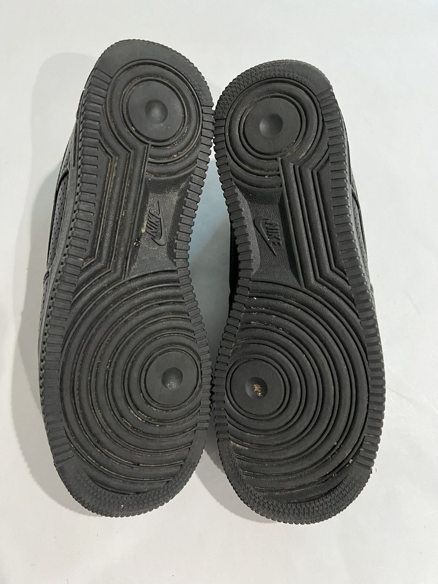 Nike Air Force 1 Low SP Sneakers in Triple Black Perforated