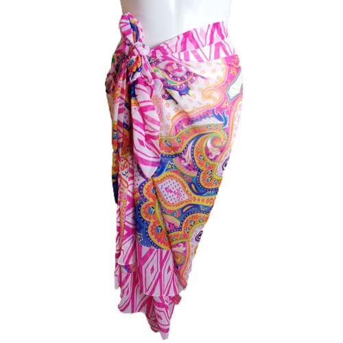 Women Dress Sarong Beach Bikini Swimwear Cover Up Long Scarf Wrap - Picture 12 of 20