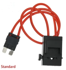 Car Modification ACC Fuse Box Standard Fuse Tap Power Socket Holder Extension