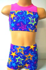 Gymnastics, Dance, Shorts and Top Child Size S.