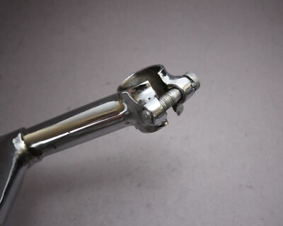 Potence De Vélo Vintage 'Titan' - Acier Chromé Argent, Quill 1", 105mm, Diam. 27mm, Occasion Très Bon état