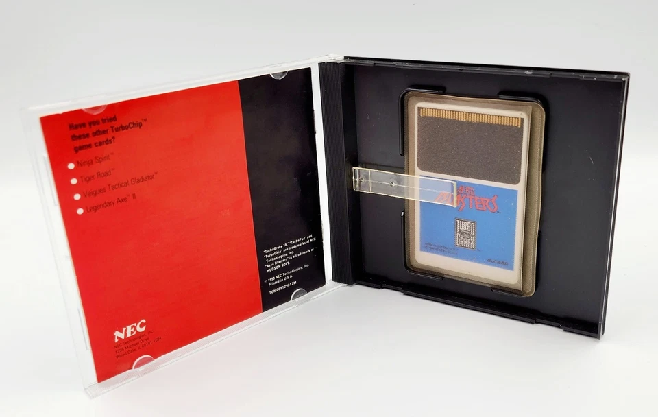Aero Blasters (TurboGrafx-16, 1990) TG16 Complete In Case With Manual and HuCard - Image 3 of 4