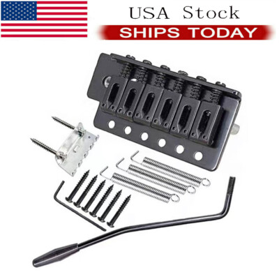 Black Single Locking Tremolo Bridge for MIM Classic Highway Stratocaster Strat