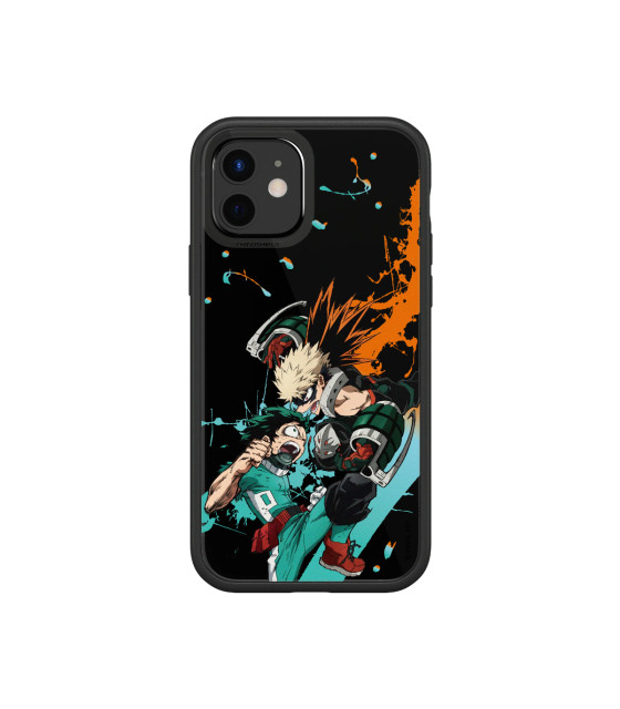Coque iPhone 12 Pro RhinoShield Deku vs Bakugo Protection Antichoc Certifiée Militaire