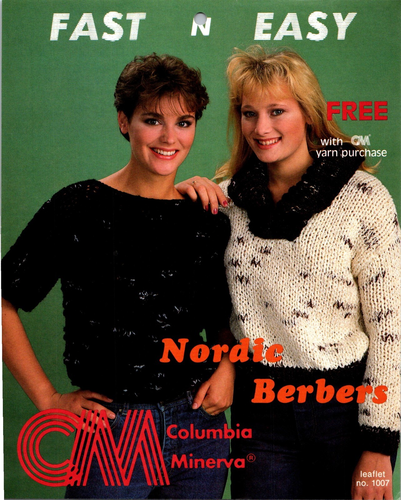 13 Single Pattern Leaflet Lot Knitting 1980's Ad Promo Fashions & Brands Fun Lot