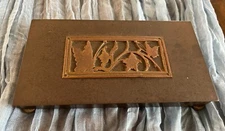 Vintage 1940s Park Sherman Cigarette Storage Box Butterfly Motif