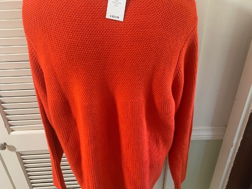 Lacoste $ 225 Herren Segelclub Waffelstrick Rundhalsausschnitt Ätna Baumwolle Pullover 9/4xl - Bild 6 von 12