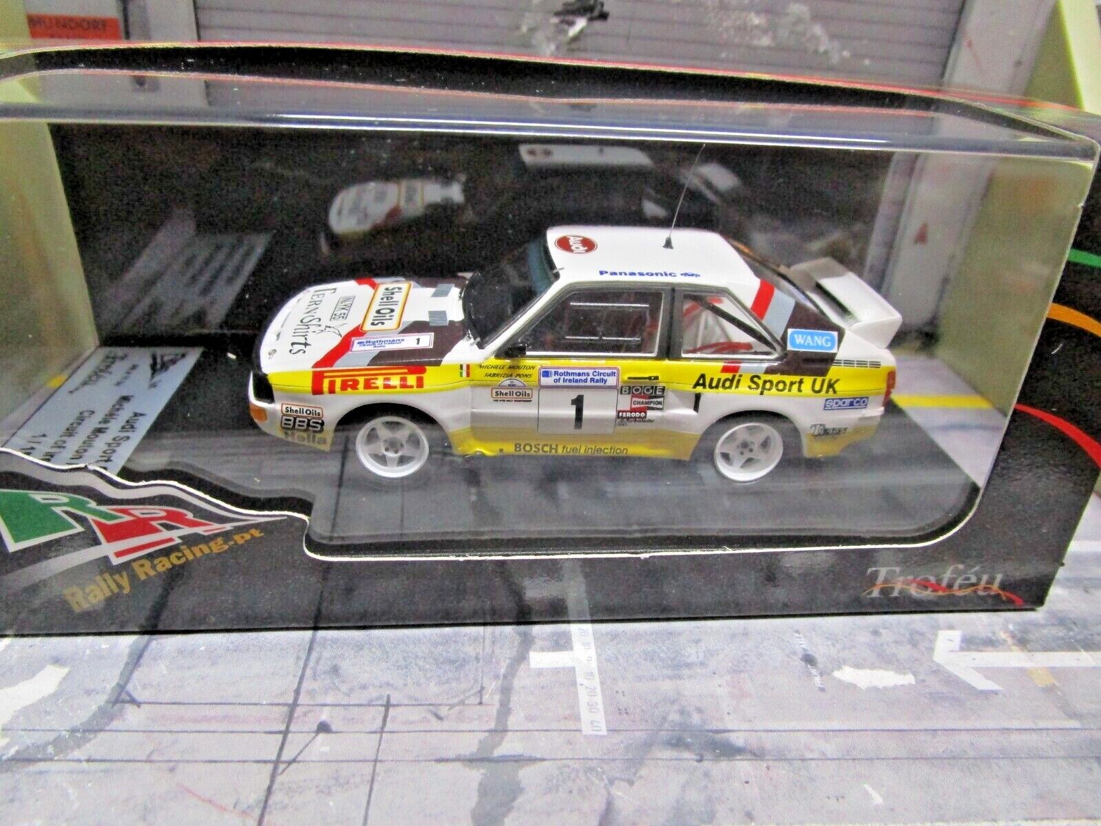 AUDI Sport Quattro S1 Rallye Circuit Ireland 1985 1 Mouton BBS Pir Trofeu 143 