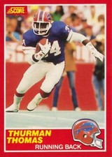 #211 Thurman Thomas - Buffalo Bills - 1989 Score Football