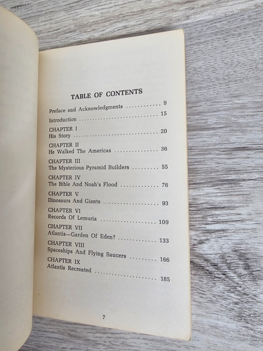Lemuria/Atlantis History Rewritten by Joseph Jeffers pb 1st print HTF - Picture 6 of 9