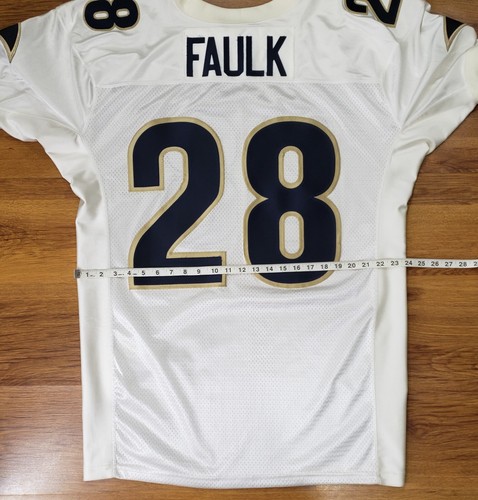 Vintage Marshall Faulk #28 Don Alleson St. Louis Rams NFL Jersey Men Sz 2XL - Picture 21 of 24